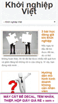 Mobile Screenshot of khoinghiepviet.com